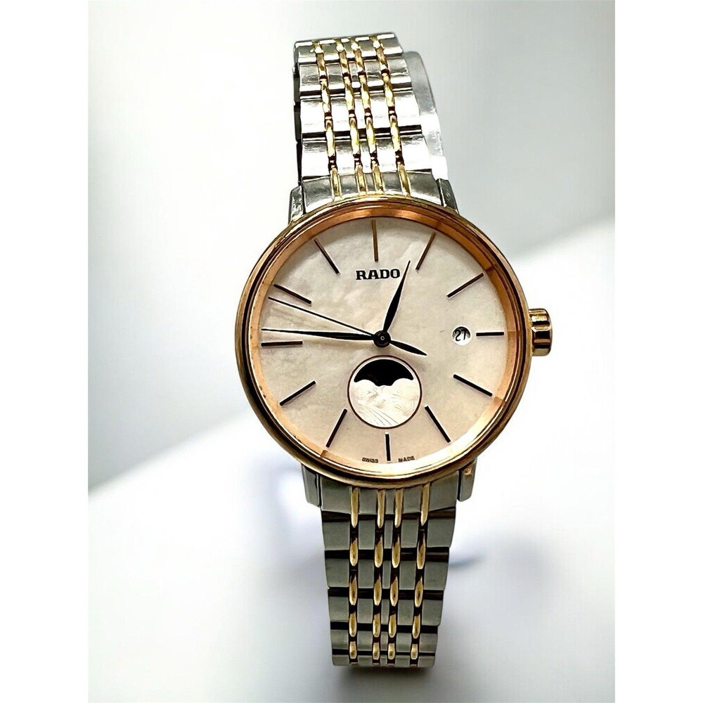 Rado Coupole Classic White MOP Dial Moon Phase   R22883943
